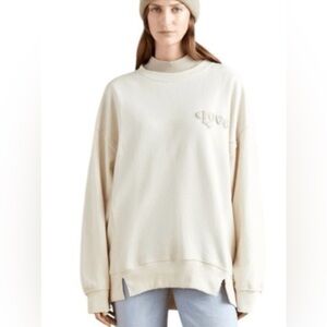Aerie XS Cream sweatshirt-love